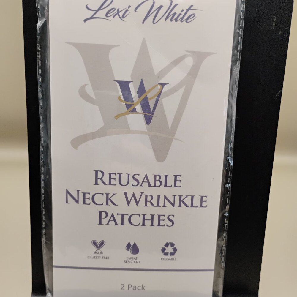 Lexi White brand reuseable neck wrinkle patches new in original package unused